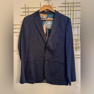 Ted Baker London men’s Navy Blazer Sport Coat 2 Button Size 2